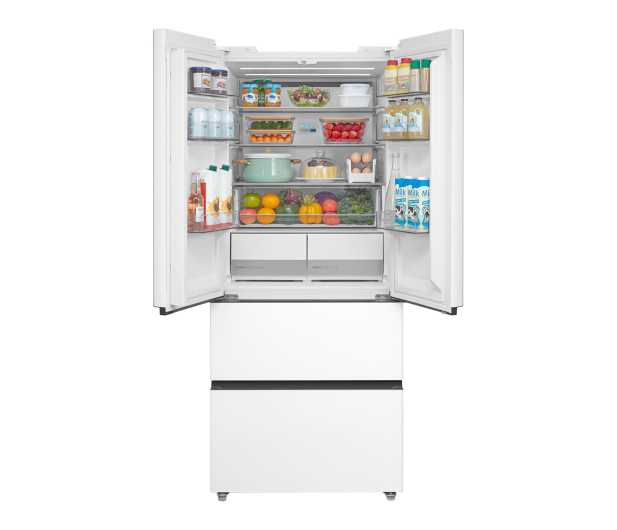 Lodówka Midea MDRF600BIE36 French Door No Frost 191cm Białe Szkło Do Obudowy WiFi 435L - 1525853 - zdjęcie 5